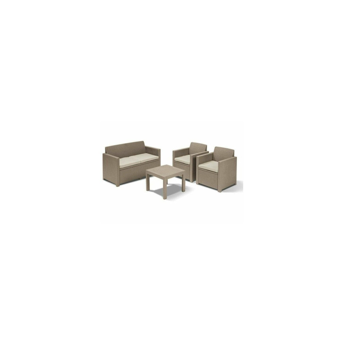 Amicasa Tenda Ombreggiante Rettangolare Beige 3,5 x 2,5 m