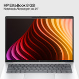 HP EliteBook 8 G2i 14 inch Notebook Next Gen AI PC Wolf Pro Security Edition Copilot PC Intel Core Ultra 5 325 Computer portatile 35,6 cm (14") WUXGA 32 GB LPDDR5x-SDRAM 1 TB SSD Wi-Fi 7 (802.11be) Windows 11 Pro Argento