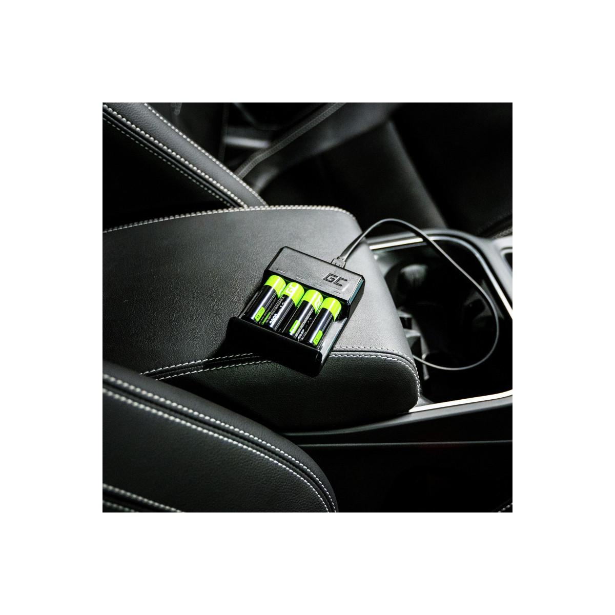 Green Cell GC VitalCharger carica batterie Batteria per uso domestico USB