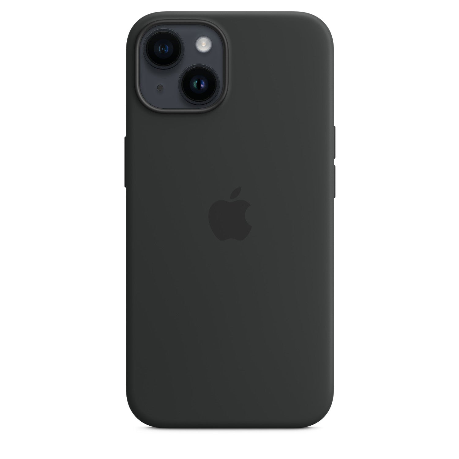 Apple Custodia MagSafe in silicone per iPhone 14 Mezzanotte
