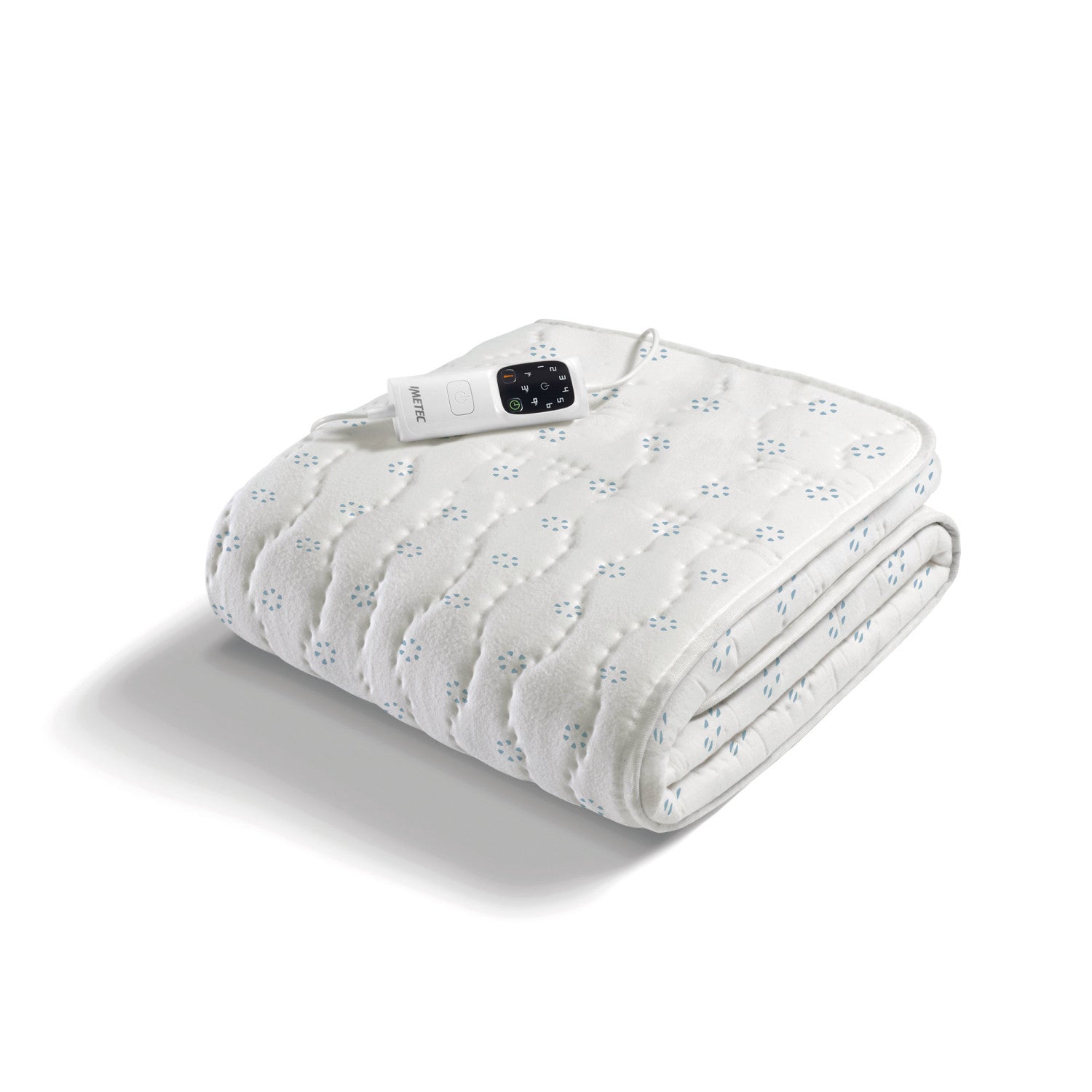 Imetec 16881 Scaldasonno Coprimaterasso Elettrico Singolo Cotone Bianco
