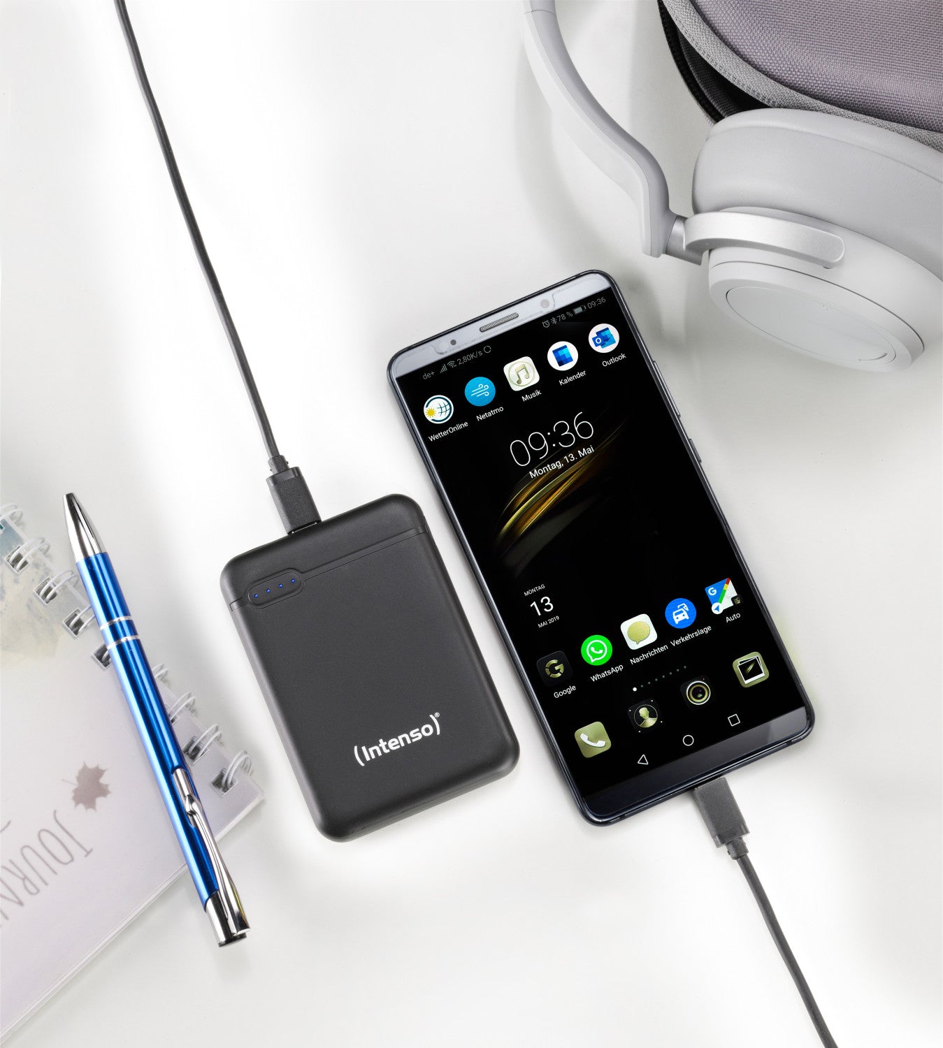 Intenso 7313520 batteria portatile Polimeri di litio (LiPo) 5000 mAh Nero