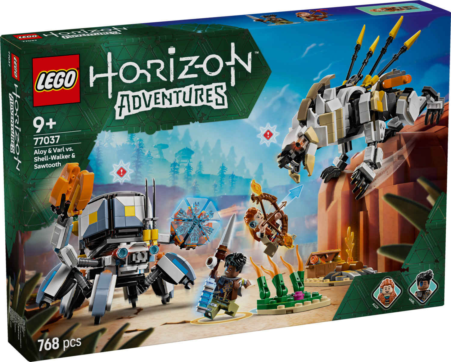 Lego 77037 Horizon Adventures Aloy e Varl contro Arcapode e Secodonte