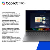 HP E0BL1EA laptop Copilot+ PC AMD Ryzen AI 7 445 Computer portatile 40,6 cm (16") 2K 16 GB LPDDR5x-SDRAM 1 TB SSD Wi-Fi 6 (802.11ax) Windows 11 Home Argento