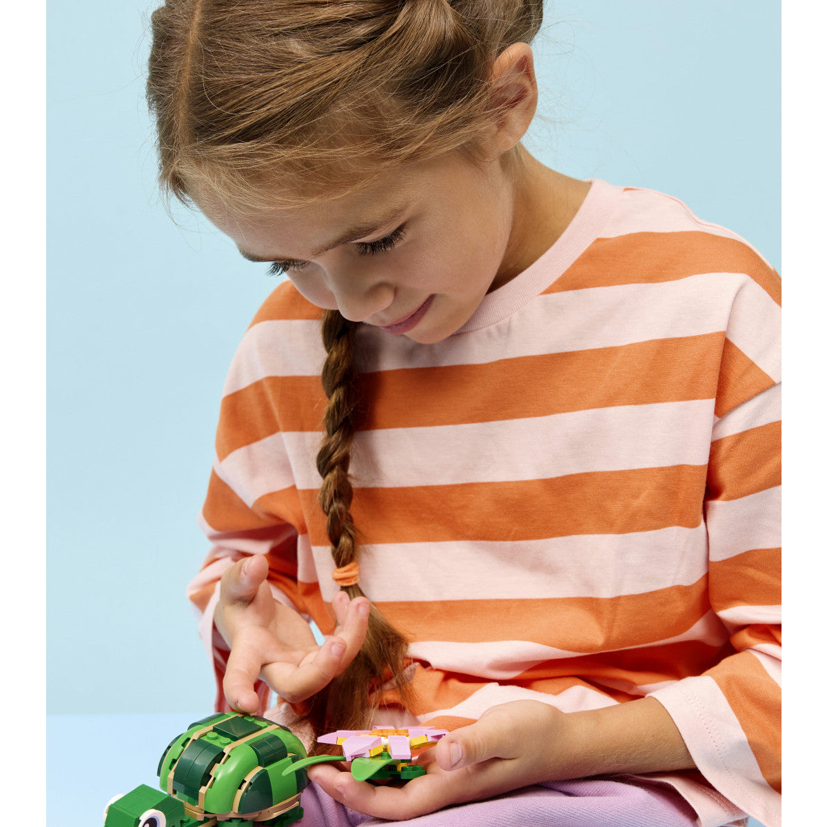 Set costruzioni LEGO 31377 CREATOR 3 IN 1 Tartaruga con fiore di ninfe