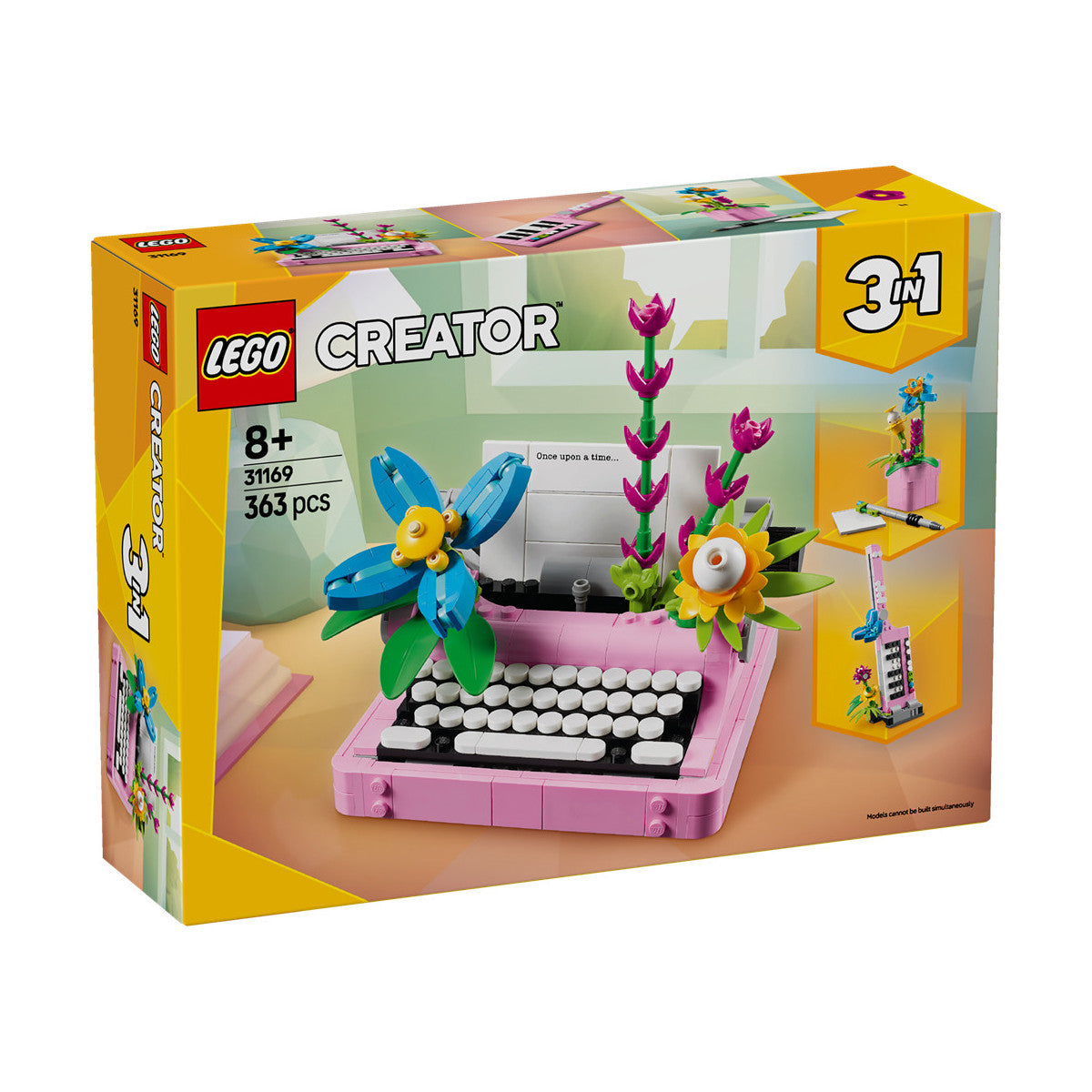 Lego Creator Macchina Da Scrivere Con Fiori 31169