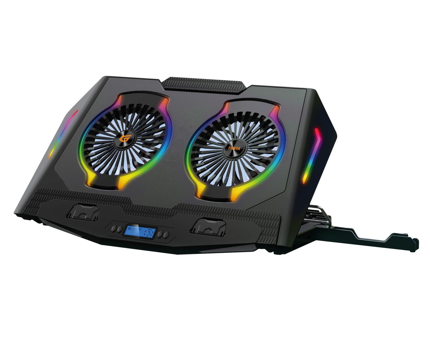 Conceptronic THYIA02B base di raffreddamento per laptop 43,2 cm (17") Nero