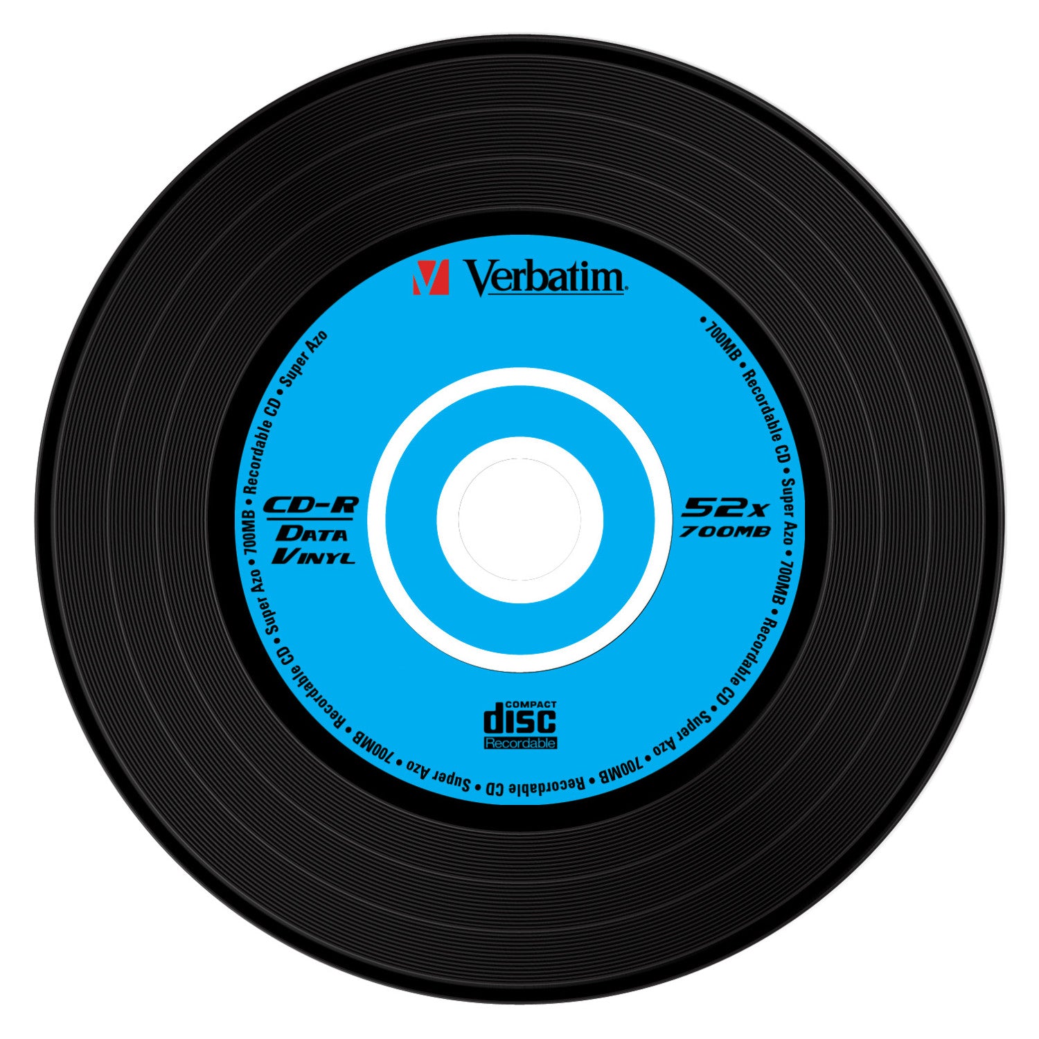 Verbatim CD-R AZO Data Vinyl 700 MB 10 pz