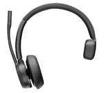 HP Poly Cuffie Poly Voyager 4310 UC monoaurali adattatore USB-A BT700 supporto per ricarica