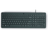 HP 150 Wired Keyboard tastiera USB Nero