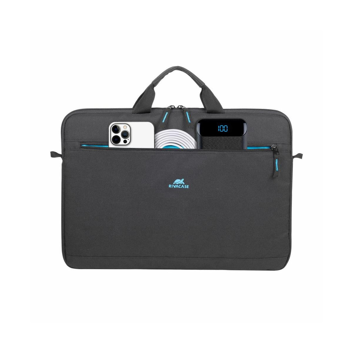 Rivacase 5516 borsa per laptop 39,6 cm 15.6 pollici Valigetta ventiquattrore Nero
