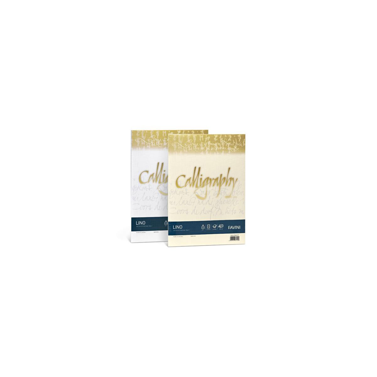 Favini Calligraphy Linen busta Avorio 25 pz