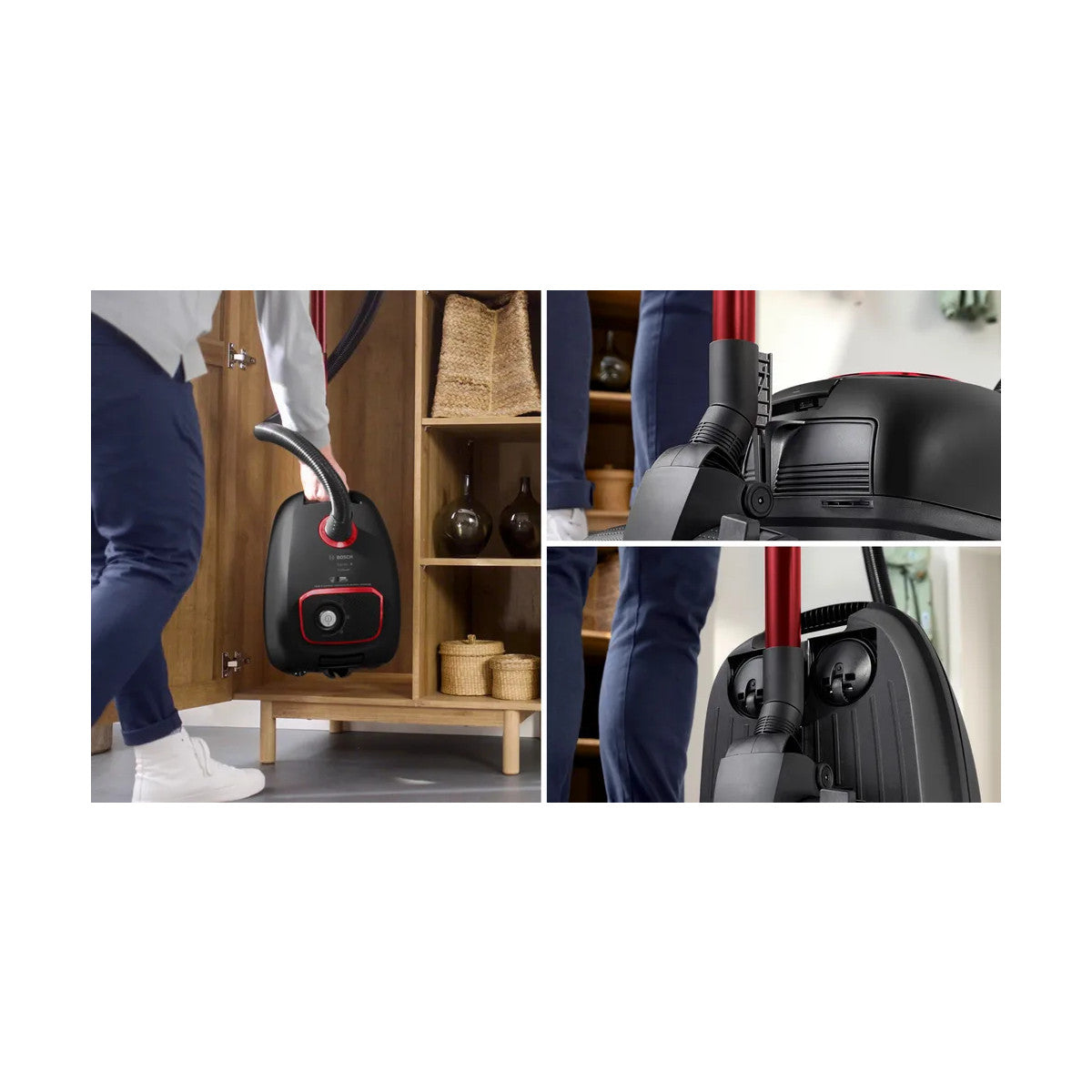 Bosch Serie 4 BGB41POW1 aspirapolvere a traino 4 L Secco 850 W Sacchetto per la polvere