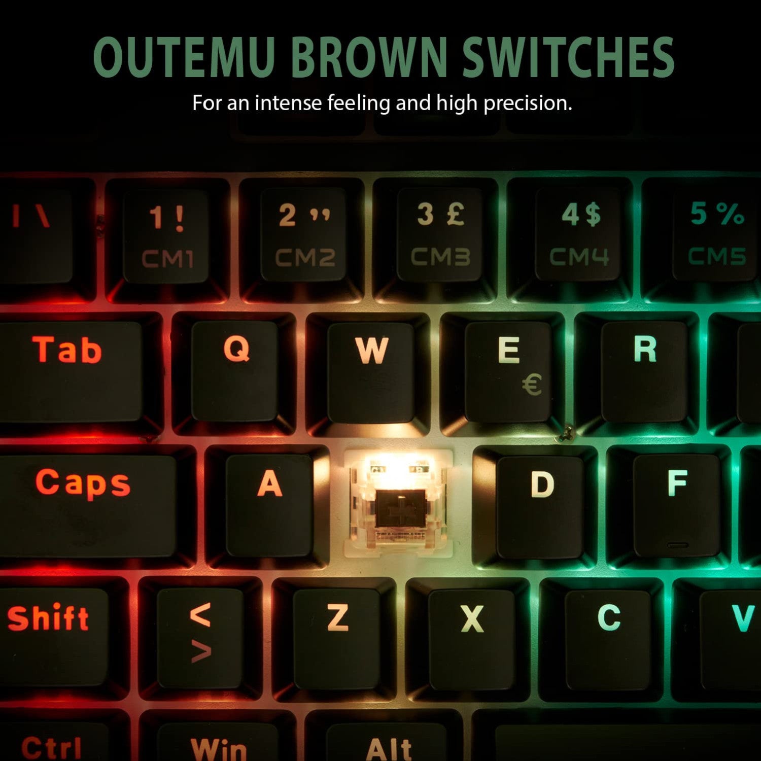 Spyco Tastiera Meccanica Gaming Tenkeyless Challenge KE-112, Layout Italiano 87 Tasti, Switch Outemu Marroni, Retroilluminazione LED RGB