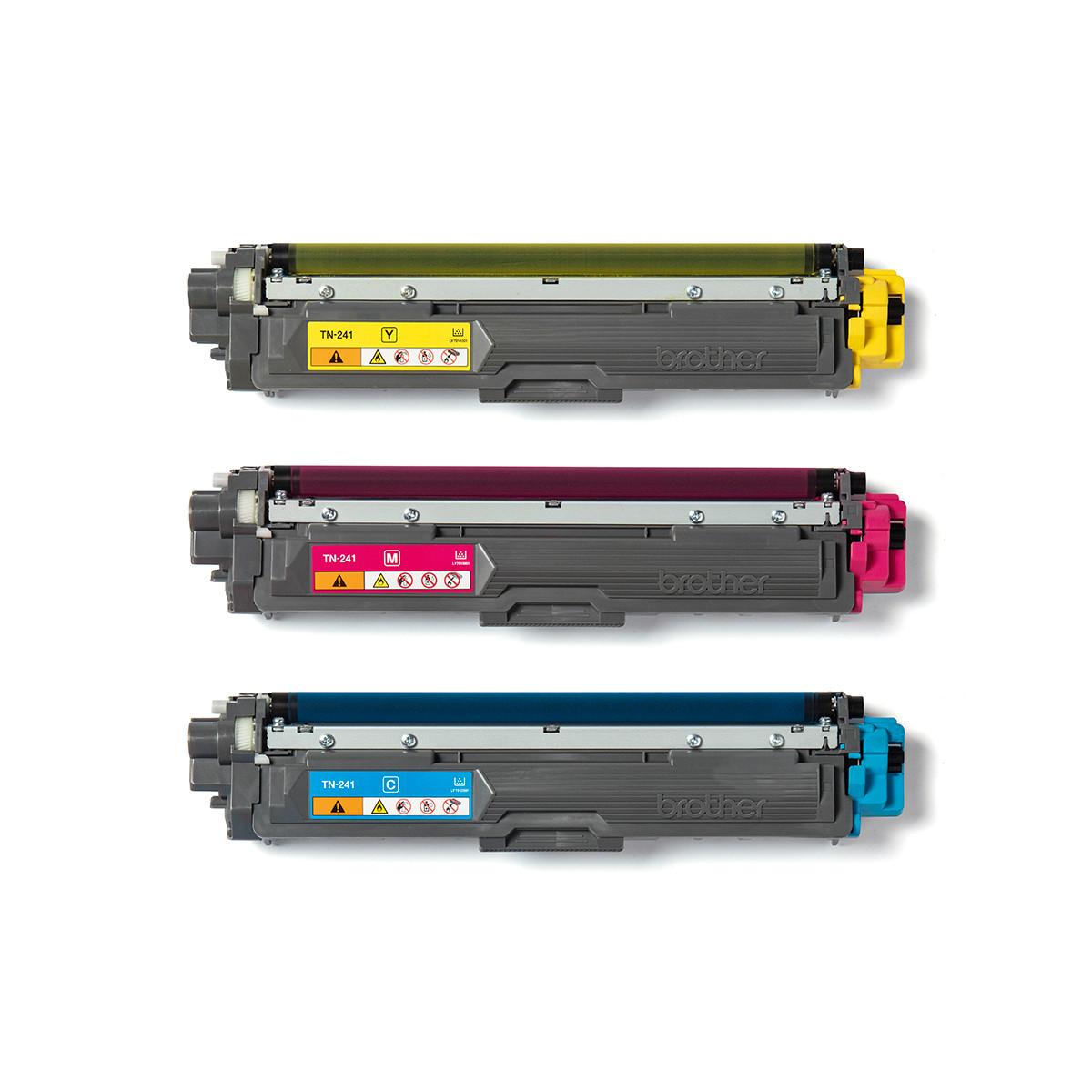Brother TN-241CMY cartuccia toner 3 pz Originale Ciano, Magenta, Giallo