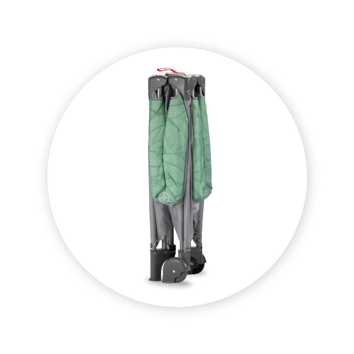 Momi Lettino Da Viaggio Belove 3 In 1 Con Materassino E Borsa, 0-36 Mesi, Max 15 Kg, 125x65x78 Cm, Verde