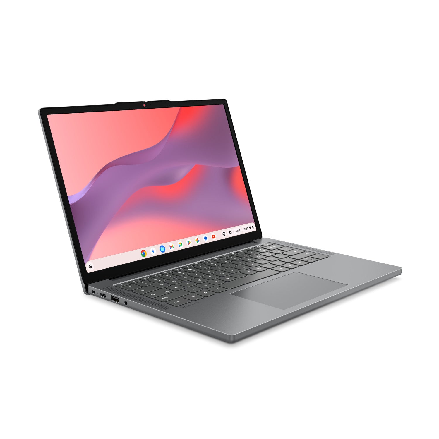 Lenovo Notebook Chromebook Display 14.0'' WUXGA (1920x1200) Processore INTEL N150 Memoria RAM 8GB Memoria SSD 128GB Scheda grafica Integrata Sistema Operativo CHROME OS LUNA_GREY Caricatore NON incluso