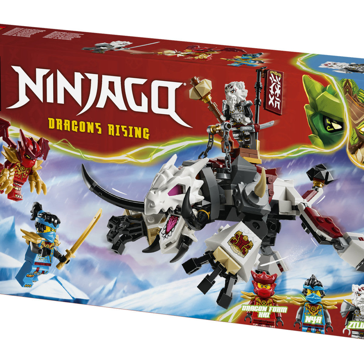 LEGO Ninjago 71863 Zilvar e Grimtak la Bestia Drago, Set da Costruzione con Action Figure e 3 Minifigure, 232 Pezzi, per Bambini 7
