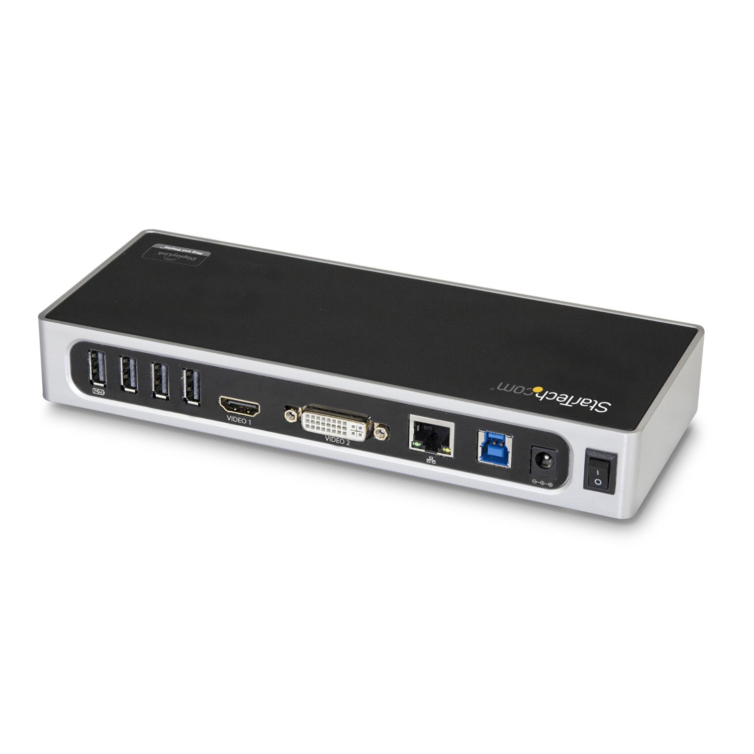 StarTech.com Docking Station USB 3.0 - Laptop Dock per doppio monitor con HDMI e DVI/VGA Video - Hub a 6 porte USB 3.1 Gen 1 5Gbps, GbE, Audio - Dock Universale Type-A - Windows Mac