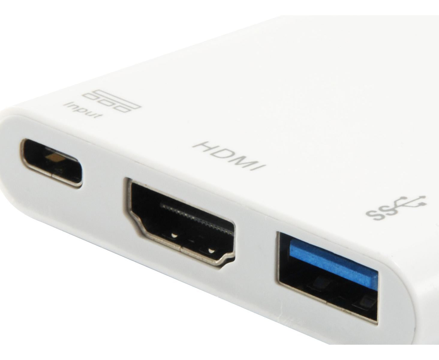 Equip 133461 replicatore di porte e docking station per laptop USB 3.2 Gen 1 (3.1 Gen 1) Type-C Bianco