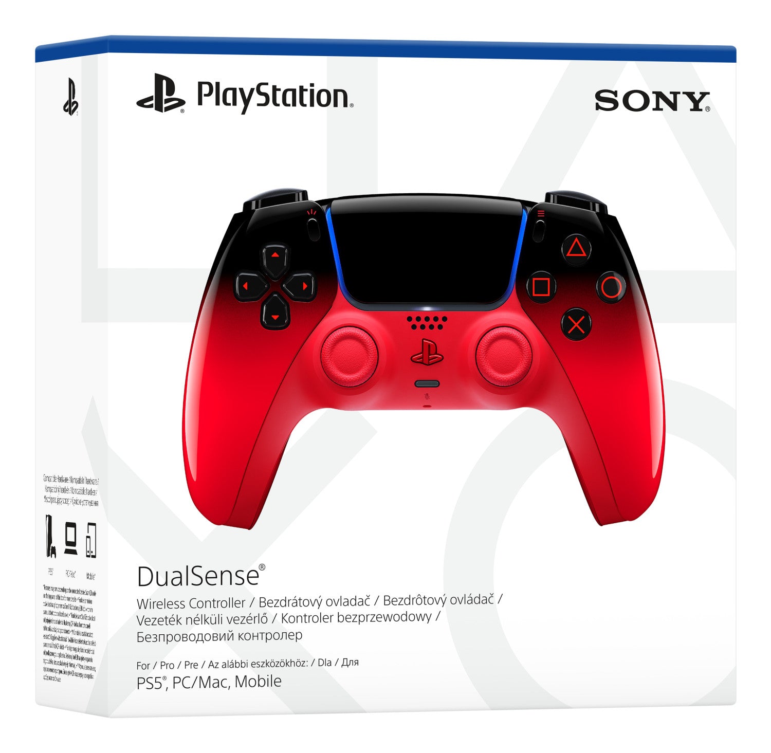 Sony Interactive Entertainment DualSense Nero, Rosso Bluetooth/USB Gamepad Analogico/Digitale PlayStation 5