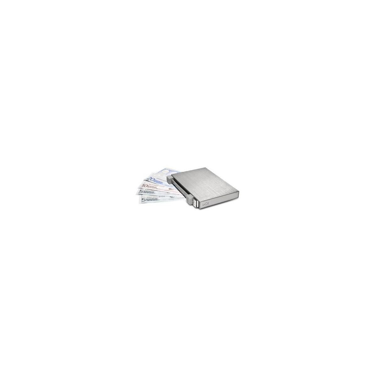 LaCie Rikiki Go disco rigido esterno 500 GB Argento