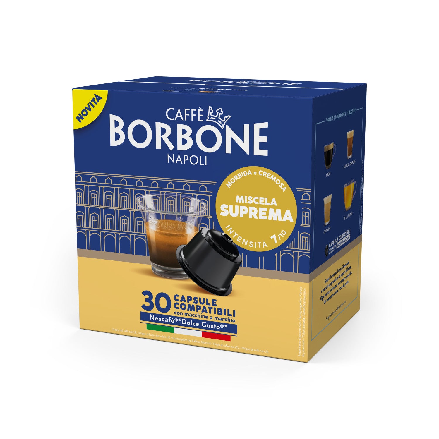 Caffè Borbone Capsule Compatibili Dolce Gusto - Miscela Suprema - 30 caps