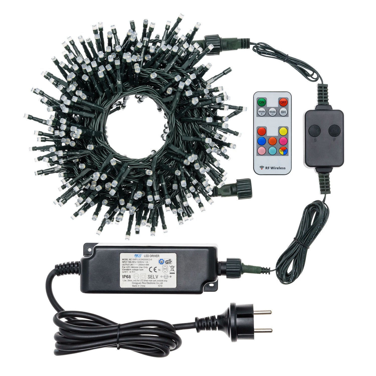 Lotti Wonder TLR-SC stringa di luce 10 m 500 lampade LED