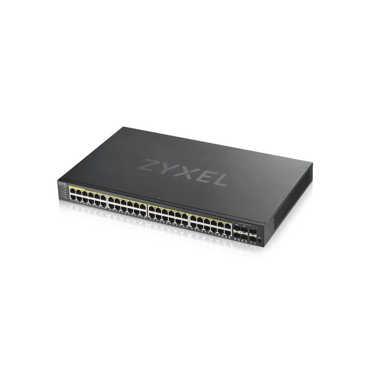 Zyxel GS1920-48HPV2 Gestito Gigabit Ethernet (10/100/1000) Supporto Power over Ethernet (PoE) Nero