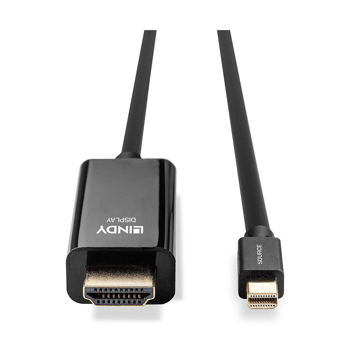 Lindy 36926 cavo e adattatore video 1 m HDMI tipo A (Standard) Mini DisplayPort Nero