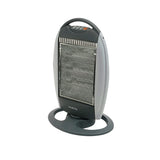Innoliving INN-577 stufetta elettrica Interno Nero, Grigio 1200 W Riscaldatore di ambienti elettrico alogeno