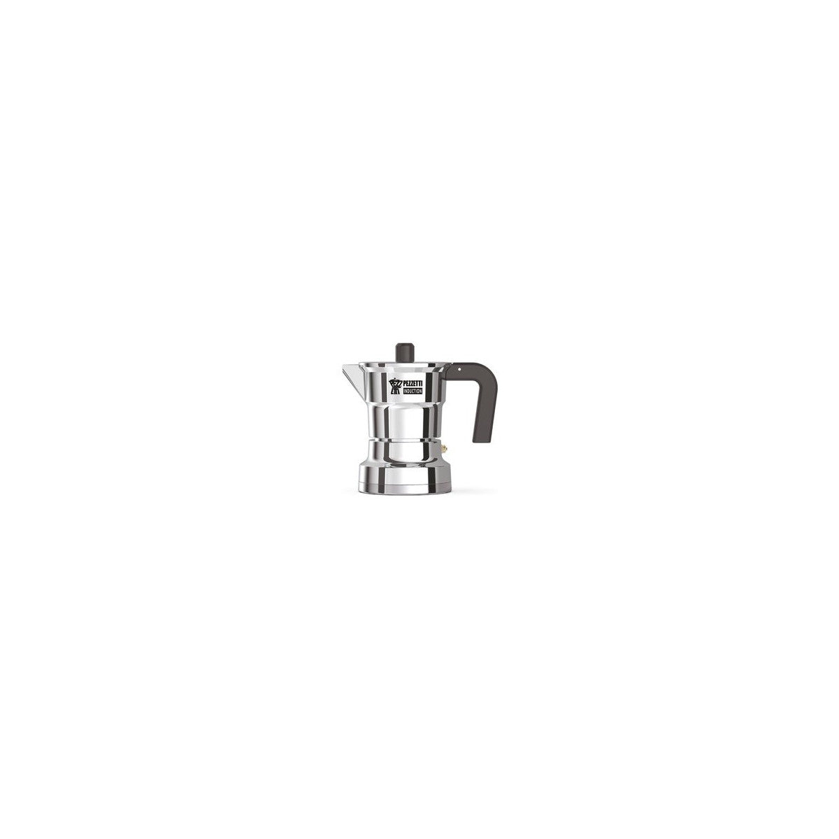 Pezzetti Caffettiera Moka 1654New Solidexpress Induzione Cromo Lucido