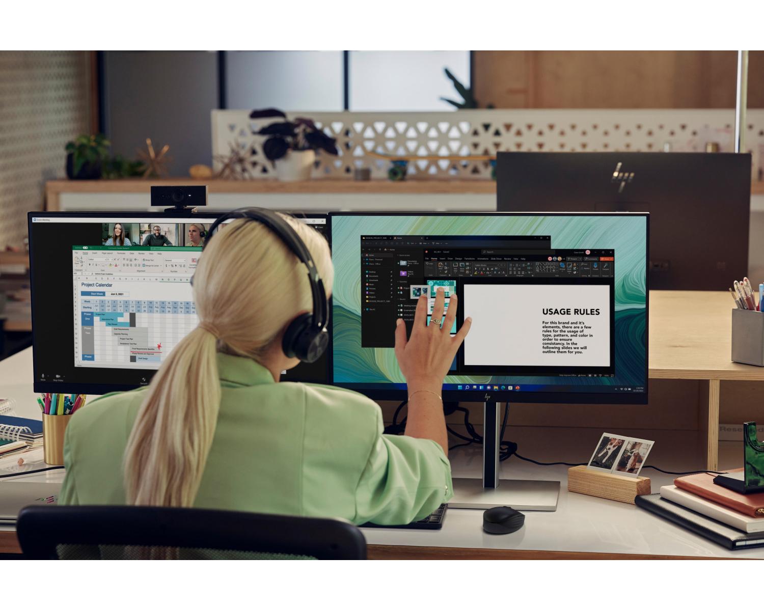 HP Webcam FHD 625 Full HD Nero