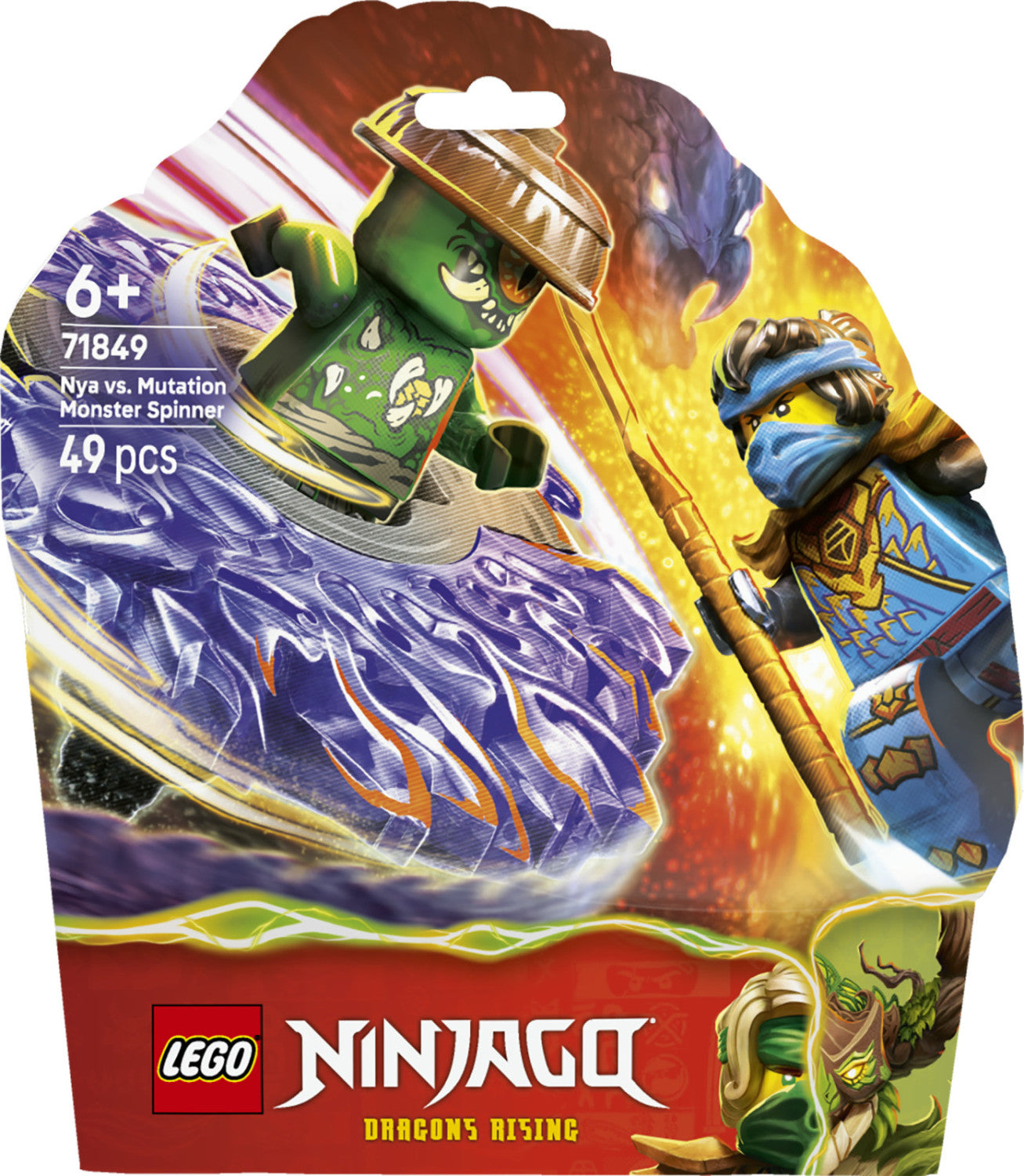 LEGO Ninjago Nya Contro Spinner Mostro Della Mutazione 71849