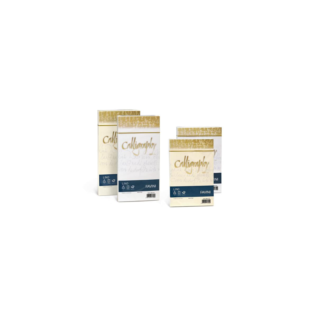 Favini Calligraphy Linen carta inkjet A4 (210x297 mm) 50 fogli Avorio
