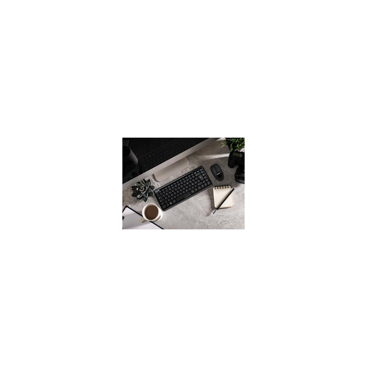 Hamlet XKKITA400CU tastiera USB QWERTY Italiano Nero