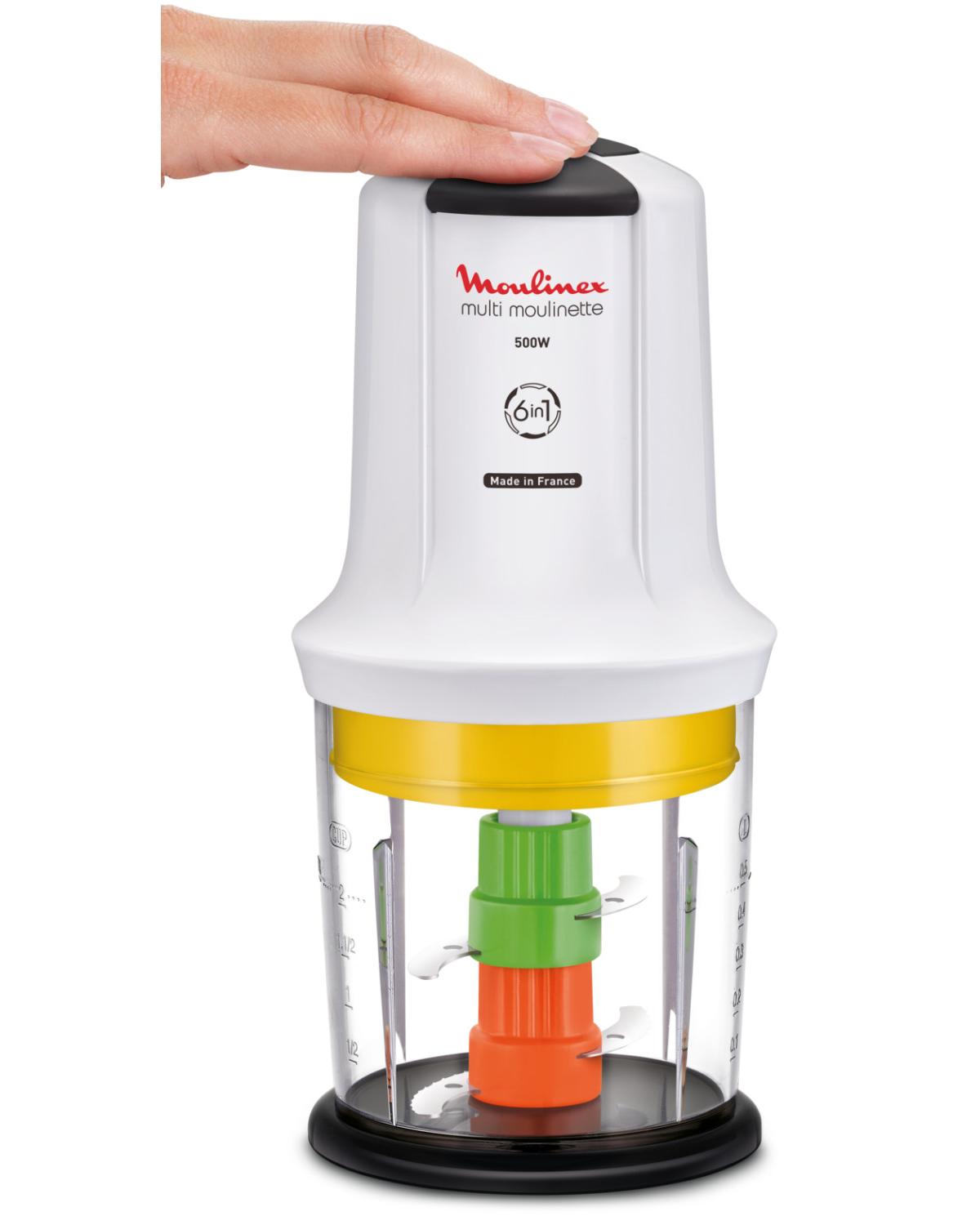 Moulinex AT723110 Tritatutto La Moulinette Multi 6 in 1 Bianco