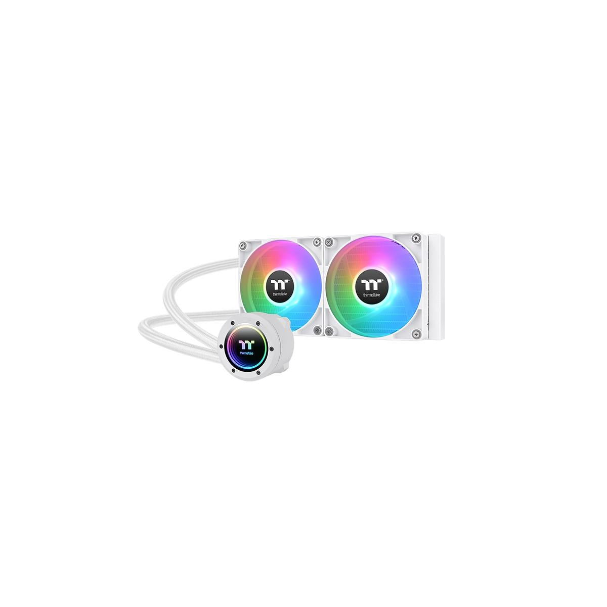 Thermaltake TH240 V2 ARGB Processore Liquid Cooling Kit 24 Cm 1 Pz Bianco