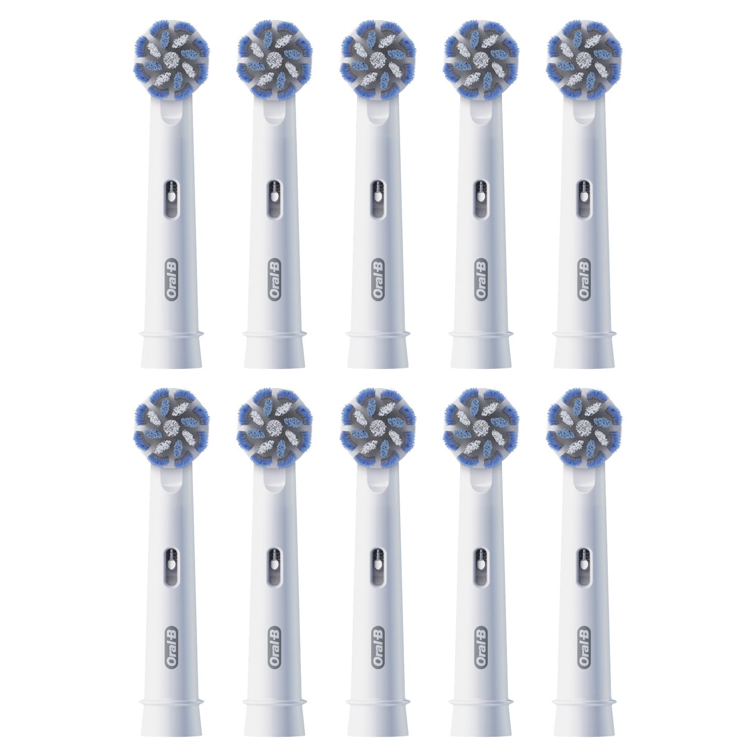 Oral-B Testina Di Ricambio PRO Sensitive Clean Bianca, Confezione Da 10 Testine