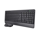 Trust Trezo 24530TRS Tastiera Mouse Incluso RF Wireless QWERTY Italiano Nero