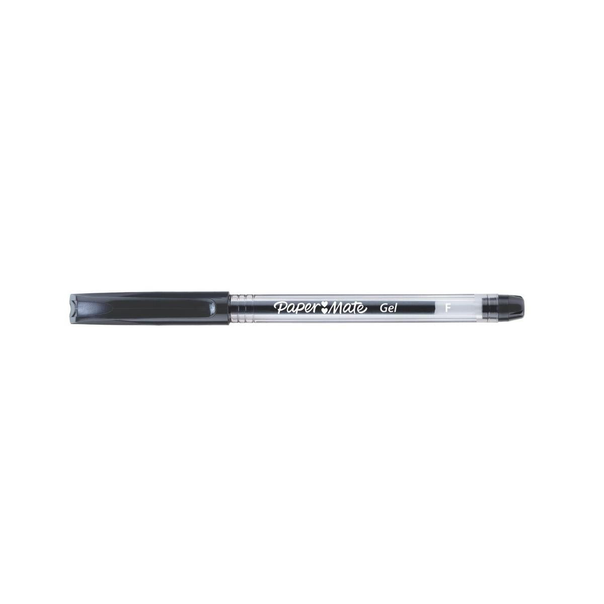 Papermate 2084415 penna gel Penna in gel con cappuccio Nero 4 pz