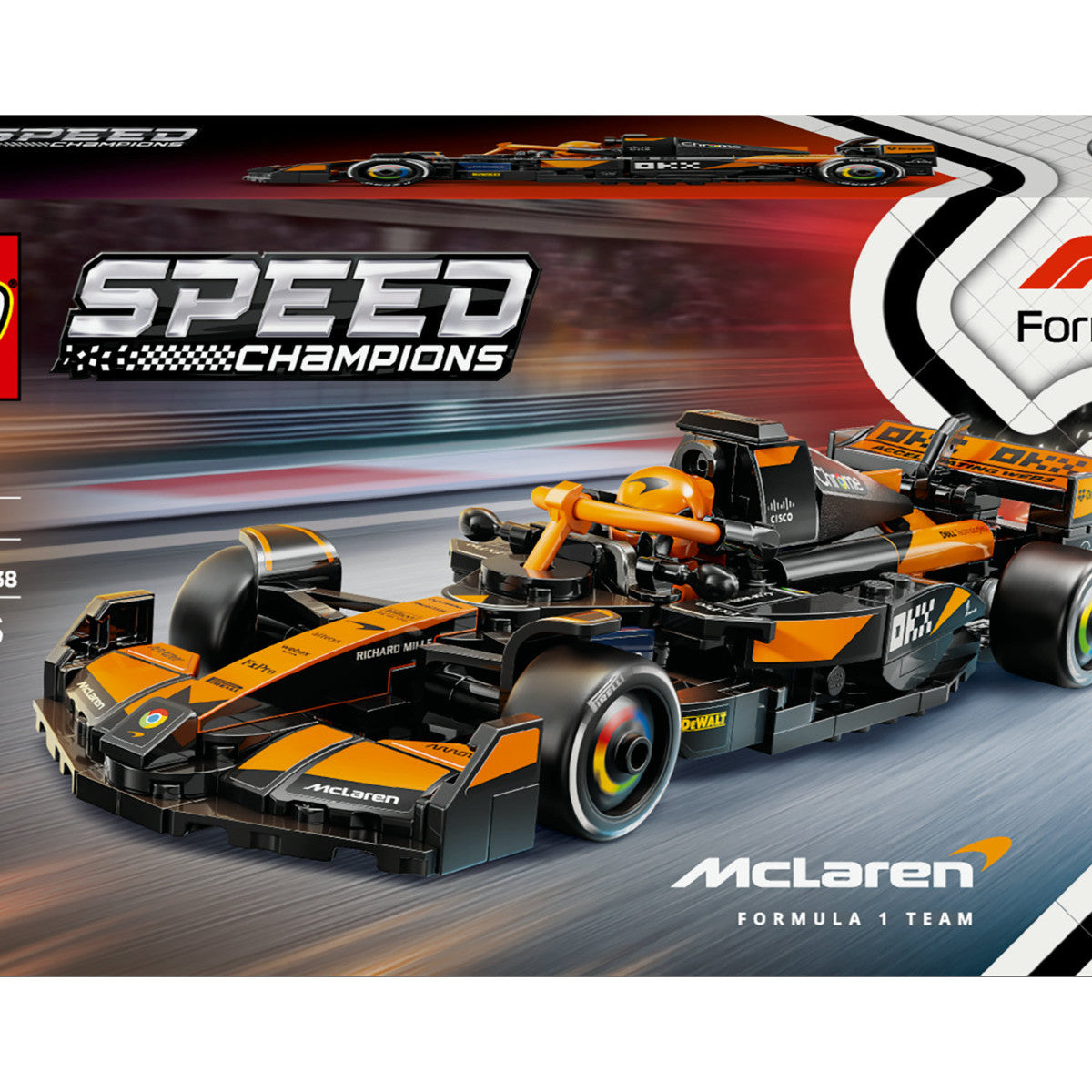LEGO Speed Champions Auto da Corsa McLaren F1 Team MCL38 Set 77251 269 Pezzi