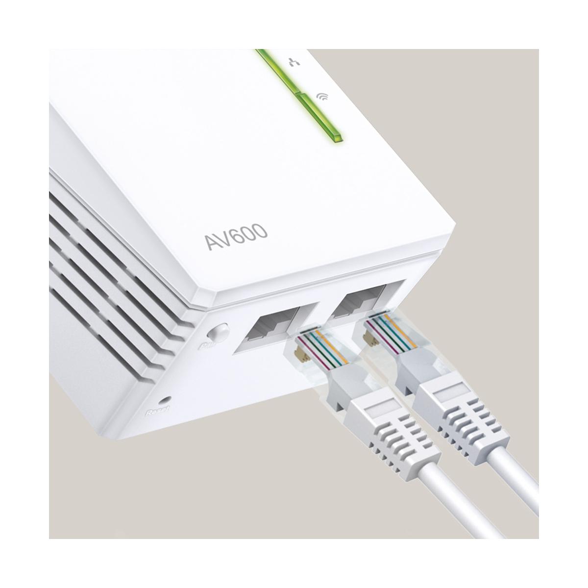 TP-Link TL-WPA4220T KIT Ripetitore di rete Bianco 10, 100 Mbit/s
