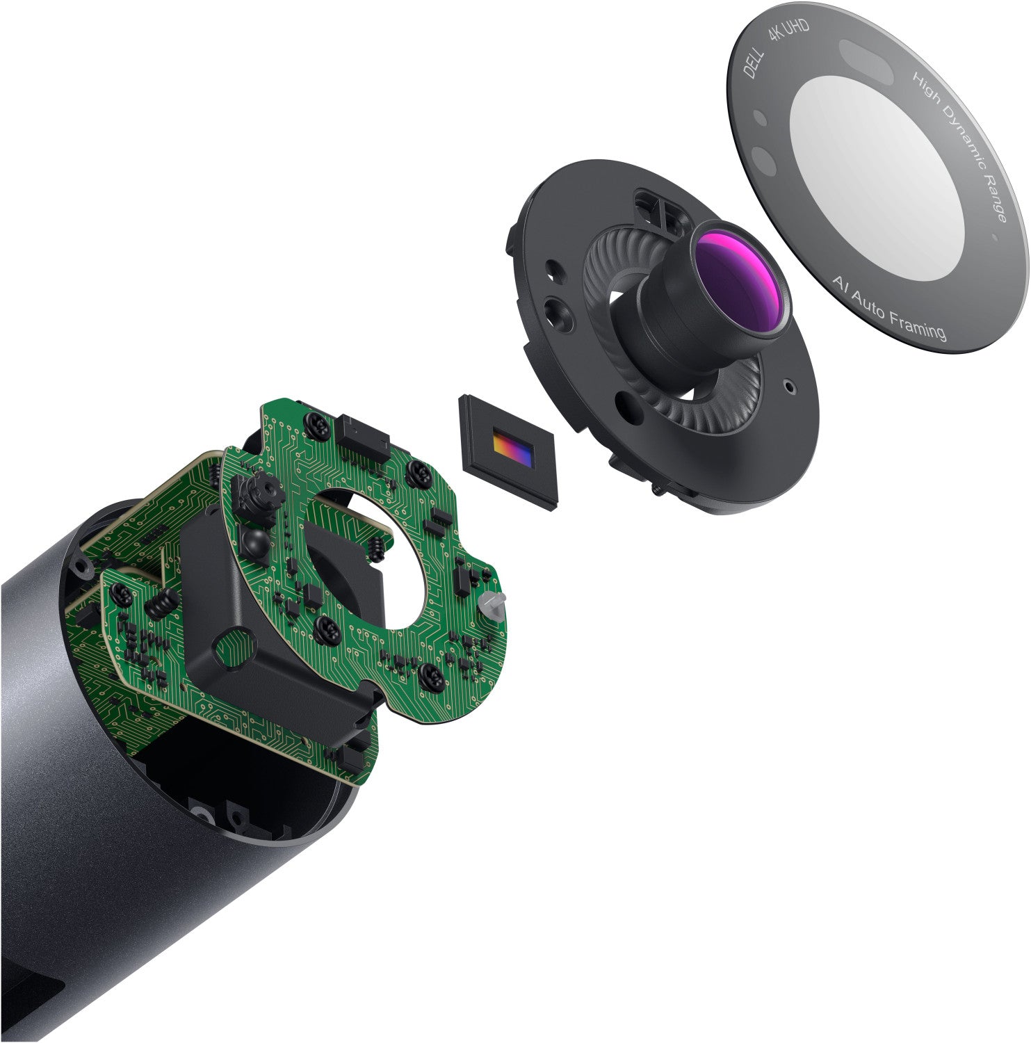 DELL WB7022 webcam 8,3 MP 3840 x 2160 Pixel USB Nero