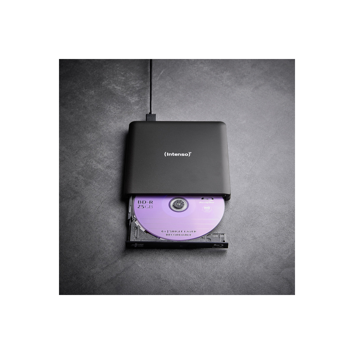 Intenso EOD 500BD Slim lettore di disco ottico Blu-Ray ROM Nero