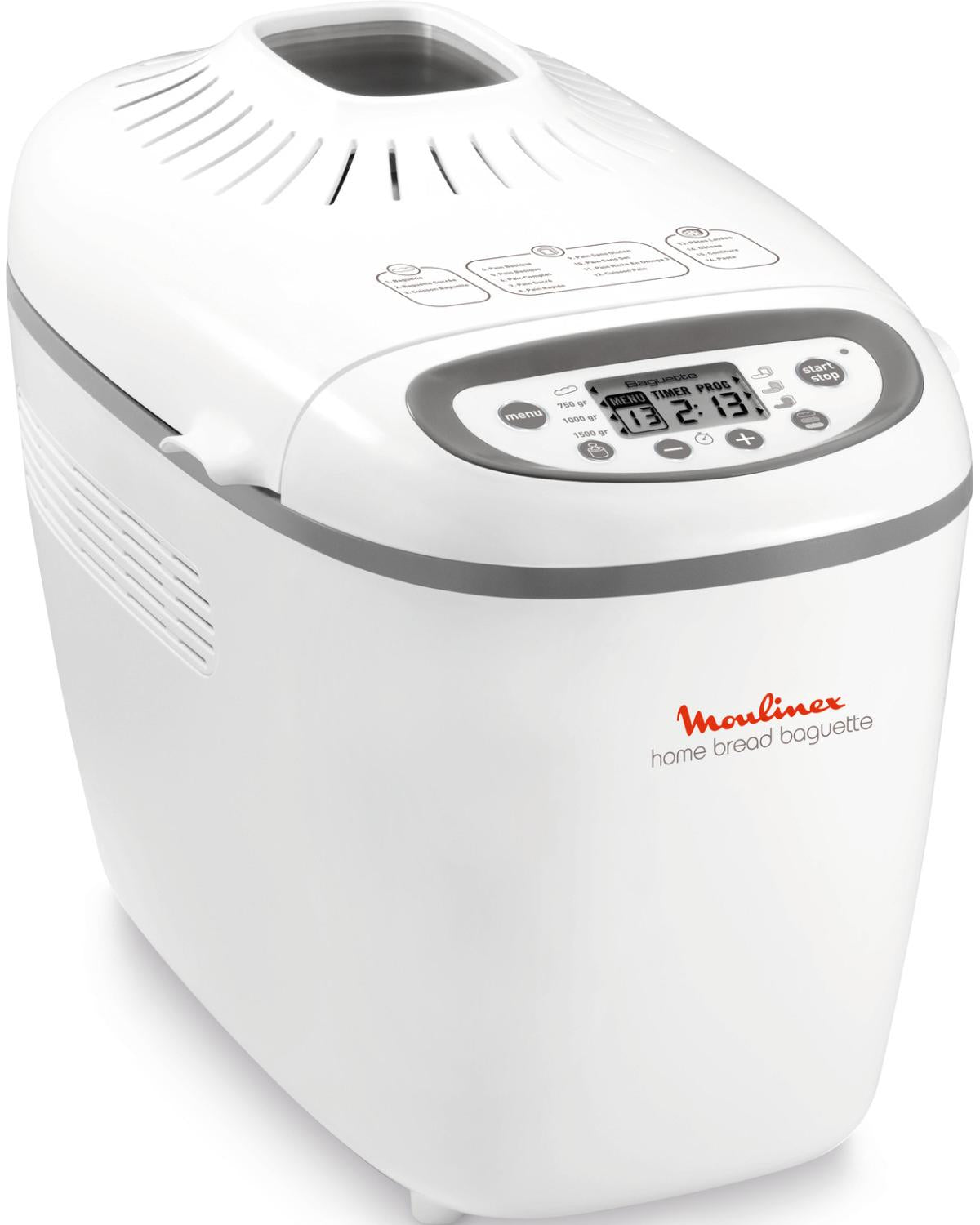 Macchina per il Pane Moulinex OW6101 16 Programmi Preimpostati 3 Velocita' 1650 W Bianco