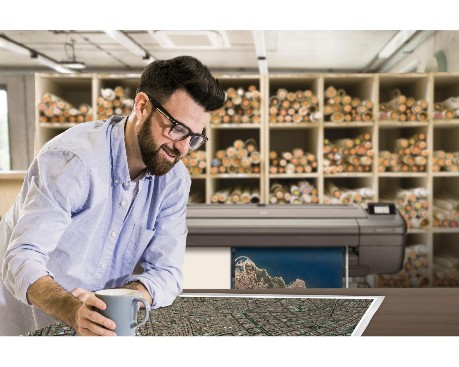 HP T8W18A Designjet Z6dr 44 V Stampante Grandi Formati Getto d'Inchiostro 2400x1200 DPI 1118x1676 mm Nero