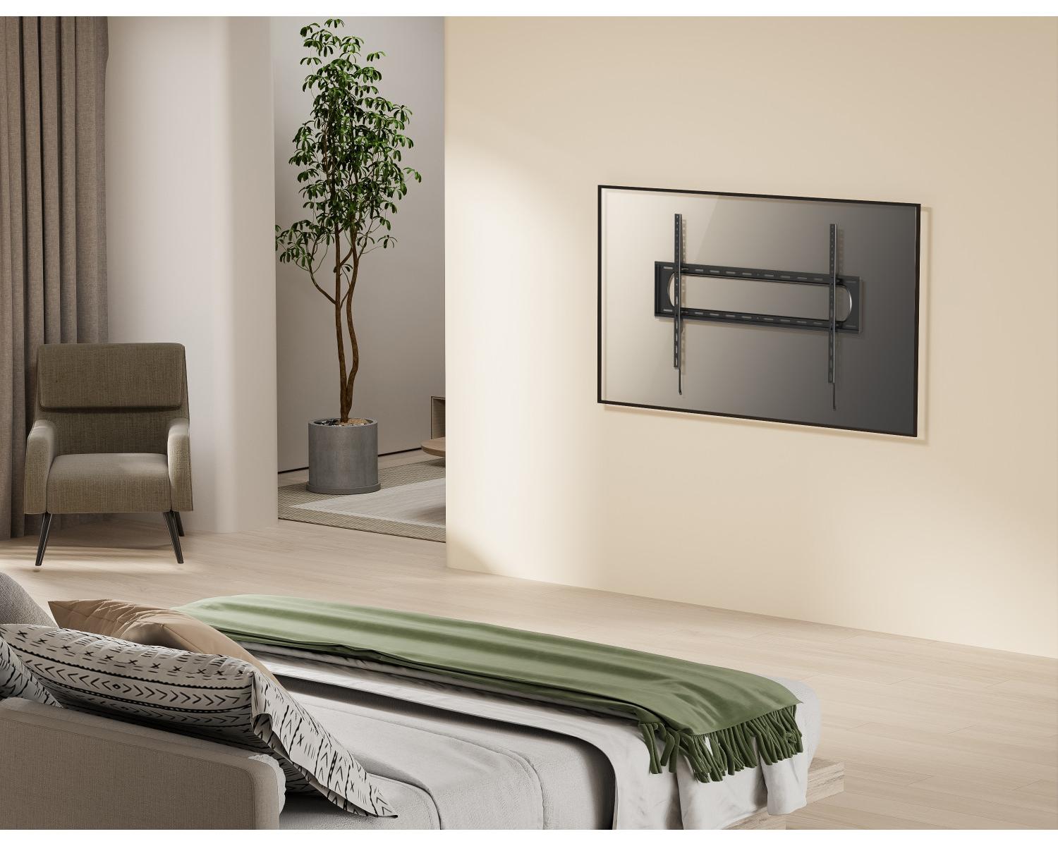Equip 650338 Supporto TV a parete 3,05 m (120") Nero