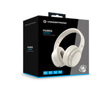 Conceptronic PARRIS03C cuffia e auricolare Con cavo e senza cavo A Padiglione MUSICA Bluetooth Crema