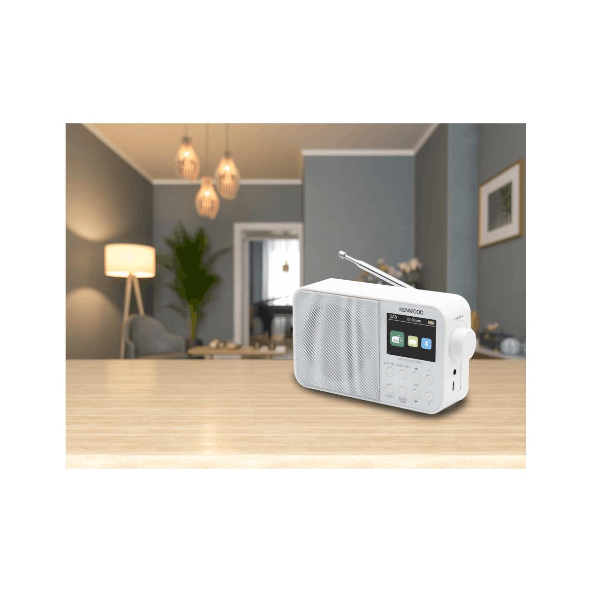 Kenwood B0BJKKQ7RZ Radiosveglia Mono Dab Fm Rds Bianco